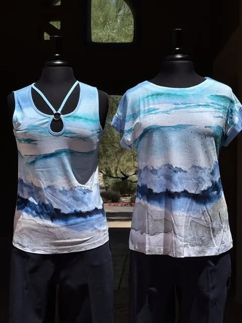 dolcezza womens blouse Dolcezza printed women's blouse at Stefan Mann