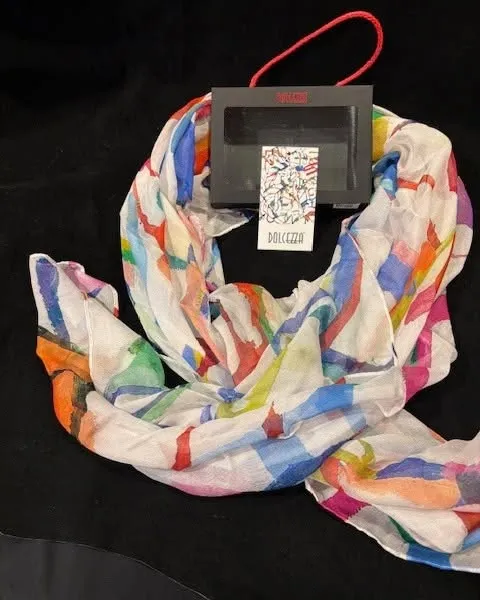dolcezza womens scarf Dolcezza artist-print scarf for women in Scottsdale