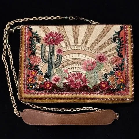 mary frances sunset handbag Mary Frances sunset-design beaded handbag